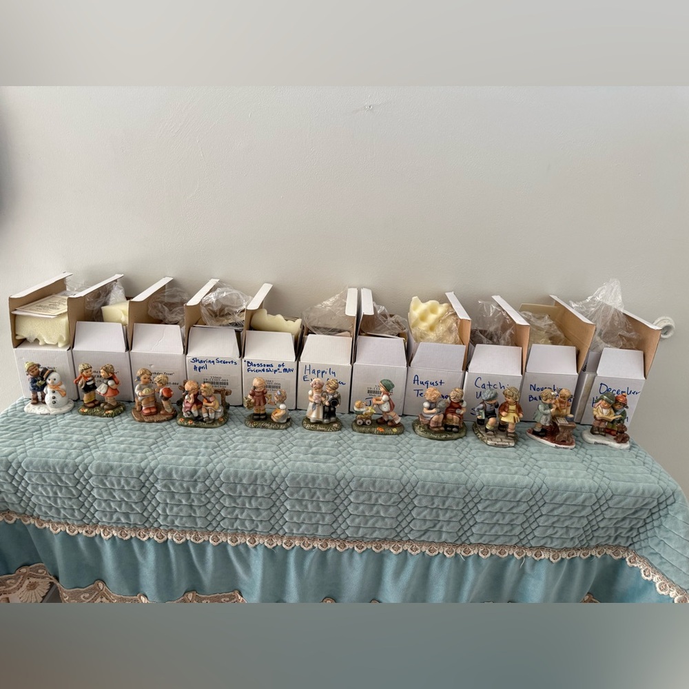 Full Set of 11 New Goebel Berta Hummel Figurines – Blossoms of Friendship,